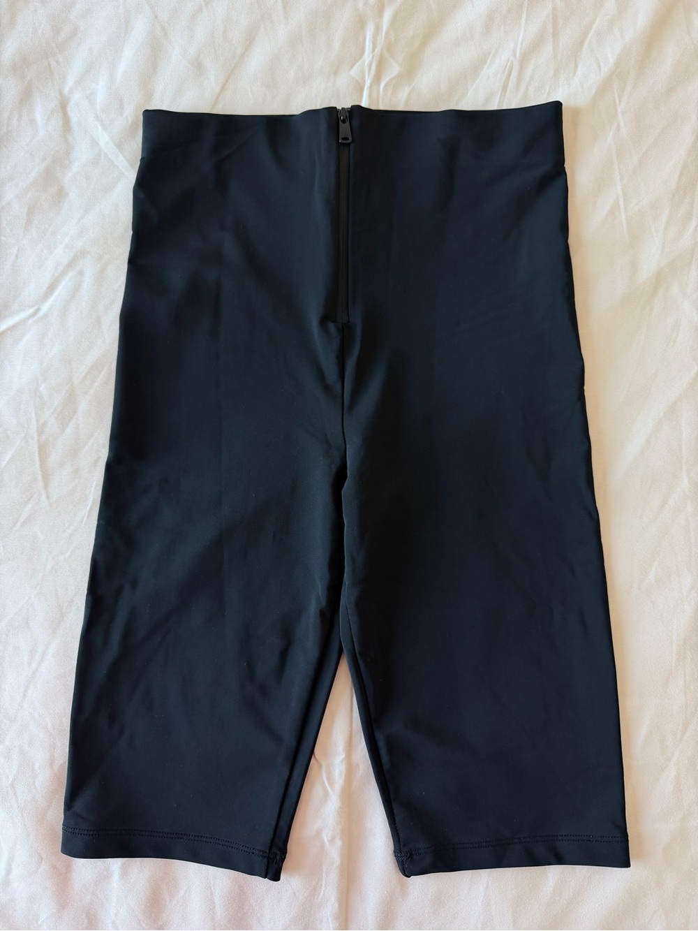 Zara Black Womens Athletic Compression Shorts for casual